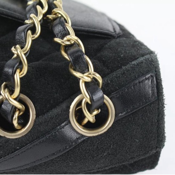 Authentic Chanel Black Suede Reissue Flag Flap - Picture 12 of 12